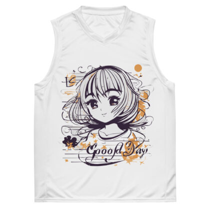 Good day-Recycled unisex basketball jersey - Image 8