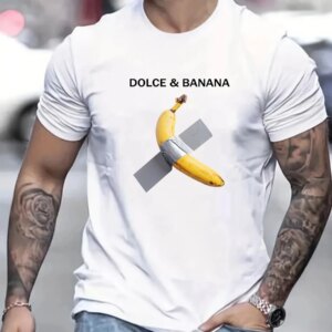 The 'Comedian' Taped Banana Tee