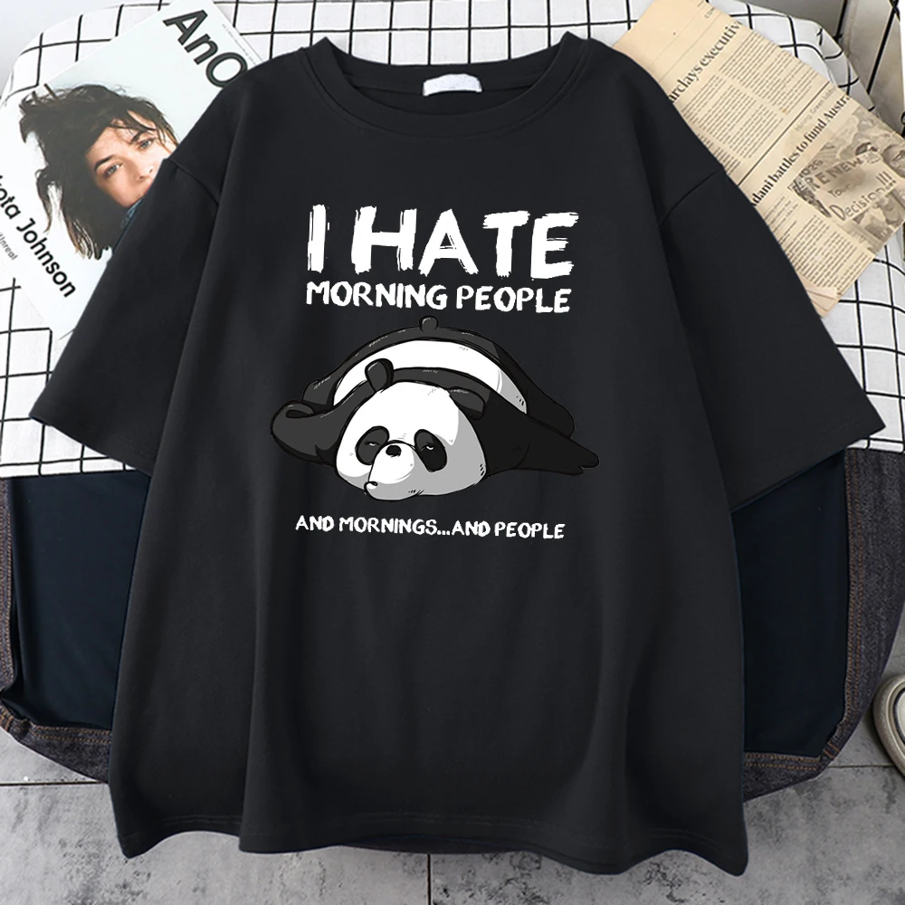 The 'I Hate Morning People' Panda Tee