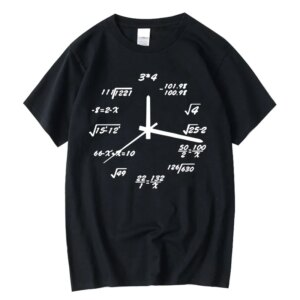 The 'Math Clock' Equation Tee