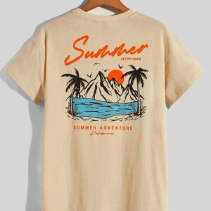 "Road Trip Ready" California Adventure Back Graphic Tee