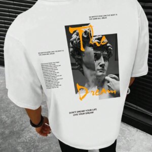 "Live Your Dream" Dark Academia Statue Back Tee