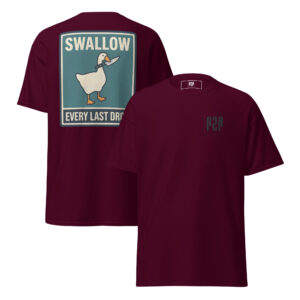 Swallow Spitting Was Never An Option Goose Meme Tee | Edgy Y2K Streetwear Shirt